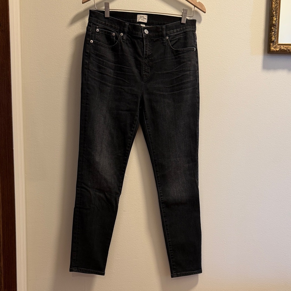 J Crew Women's Black Skinny Jeans - High-Rise Minimalist